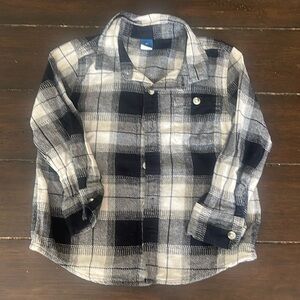 Toddler Boy Flannel Bottom Down